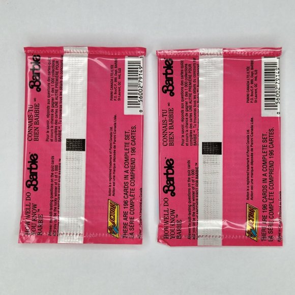 Vintage Lot of Barbie Limited Edition Trading Cards 16 Packs Sealed with Box - Picture 5 of 6